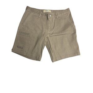 Arborwear Womens Utility Work Shorts 10W Khaki Cotton/Spandex Durable Design